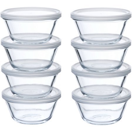 Anchor Hocking 4-Piece Custard Cup Set, 2-Pack