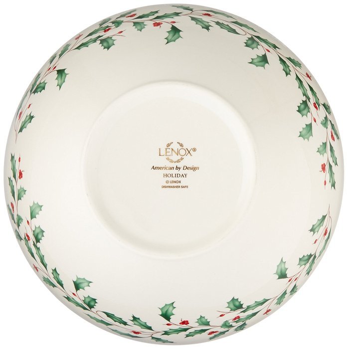 Lenox Holiday Gravy Boat with Stand,Ivory N31