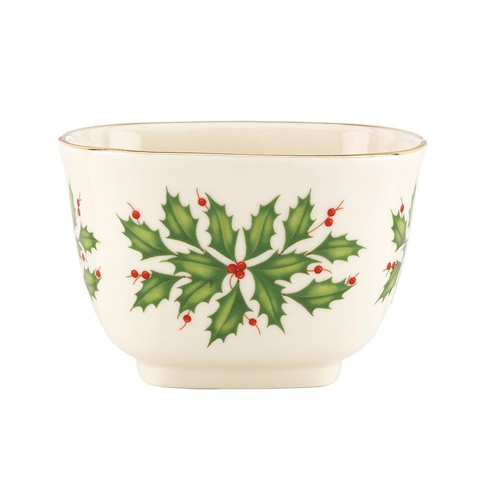Lenox Holiday Gravy Boat with Stand,Ivory N32