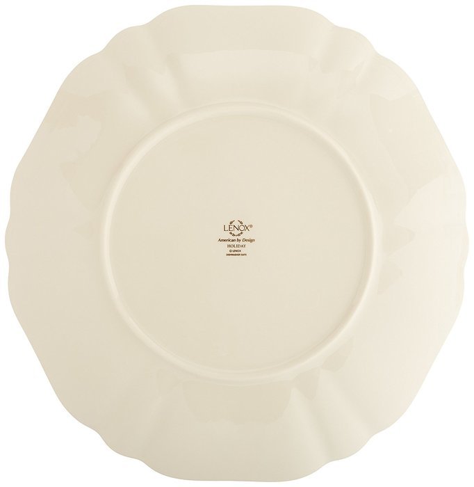 Lenox Holiday Gravy Boat with Stand,Ivory N54