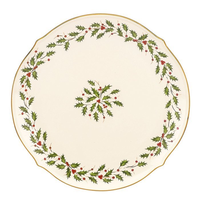 Lenox Holiday Gravy Boat with Stand,Ivory N60