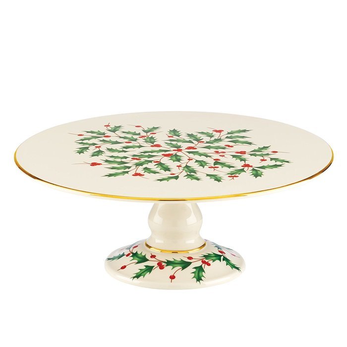 Lenox Holiday Gravy Boat with Stand,Ivory N65
