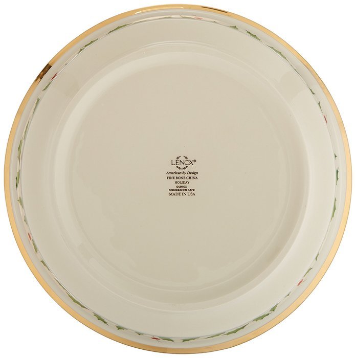 Lenox Holiday Gravy Boat with Stand,Ivory N74
