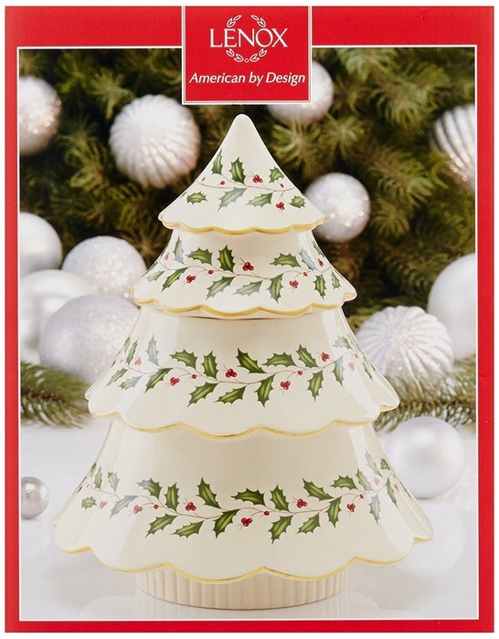 Lenox Holiday Gravy Boat with Stand,Ivory N107