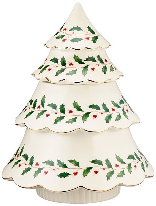 Lenox Holiday Gravy Boat with Stand,Ivory N108
