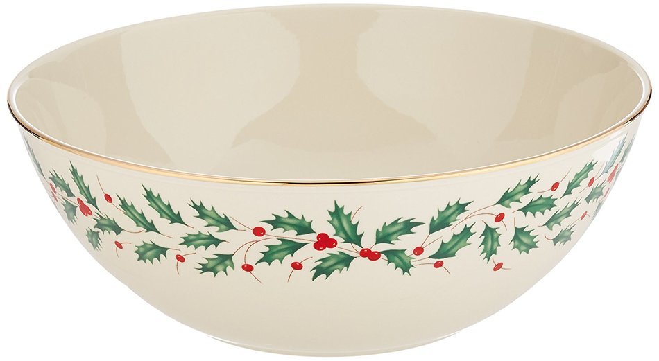 Lenox Holiday Gravy Boat with Stand,Ivory N113
