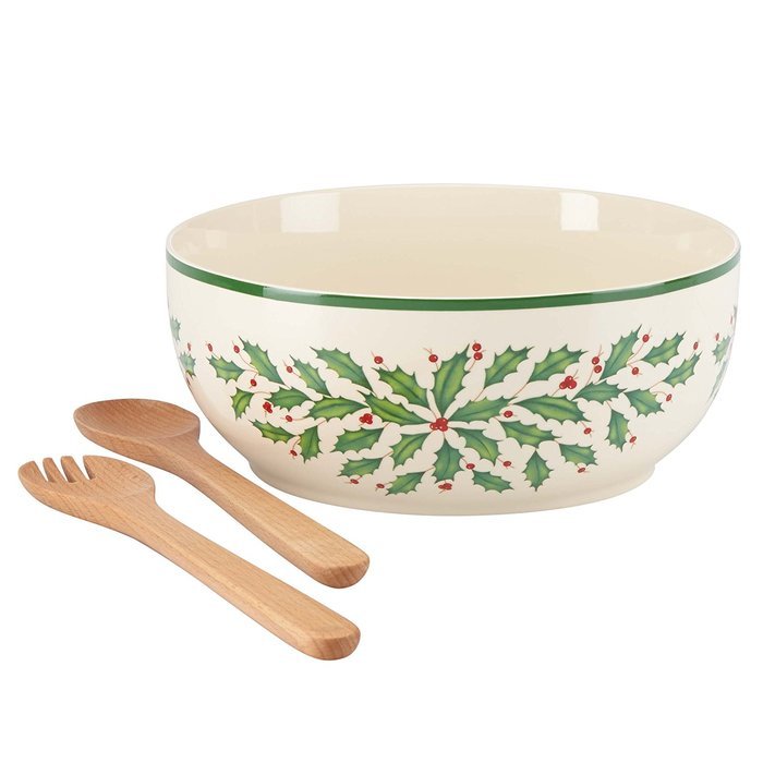 Lenox Holiday Gravy Boat with Stand,Ivory N120