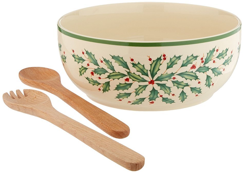 Lenox Holiday Gravy Boat with Stand,Ivory N123