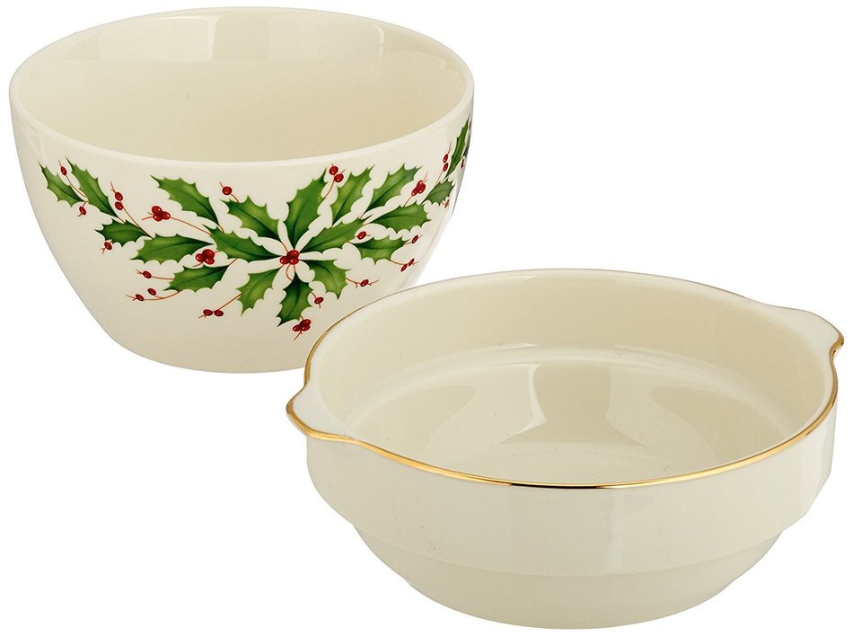 Lenox Holiday Gravy Boat with Stand,Ivory N141 free image download