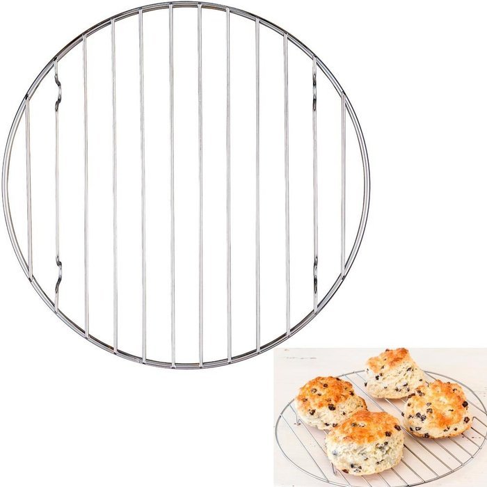 Round Cooling Wire Rack 6" Baking Grill Trivet Cookies Pastries Cupcakes Bake !