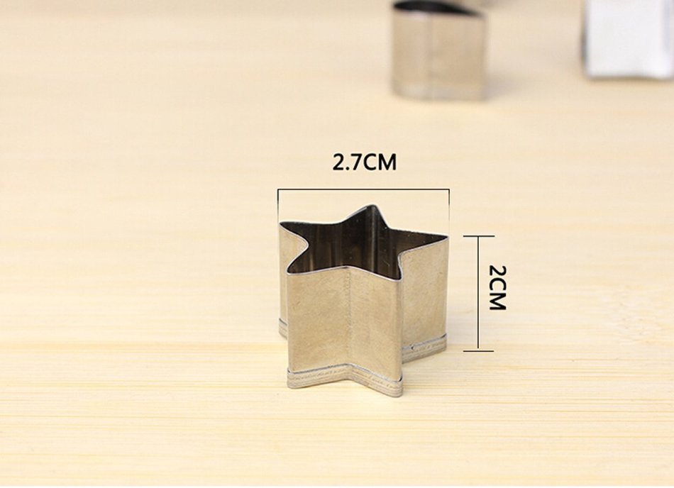 Fangfang 15 pcs Mini Cookie Cutter Set Metal N2