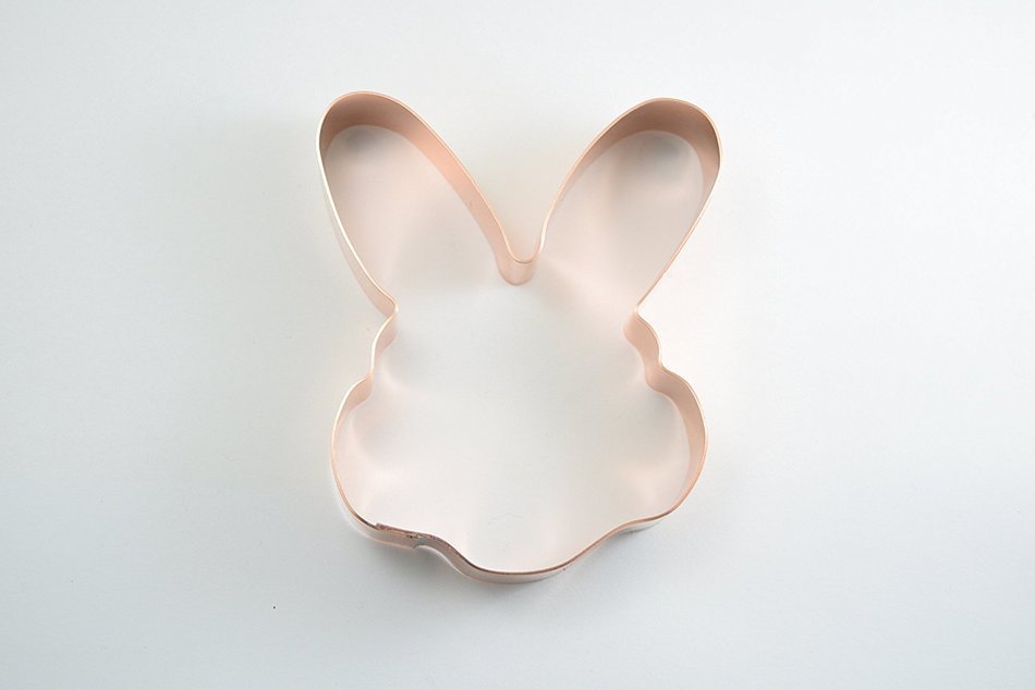 4 Inch Easter Bunny Face Cookie Cutter N2