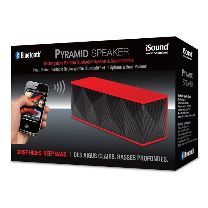 iSound Pyramid Bluetooth Speaker with Microphone (pink) N5