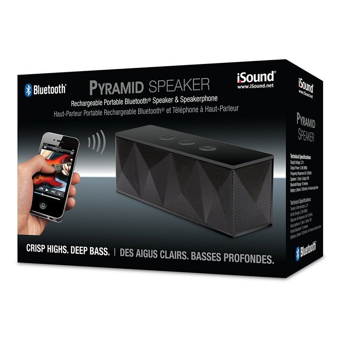 iSound Pyramid Bluetooth Speaker with Microphone (pink) N8