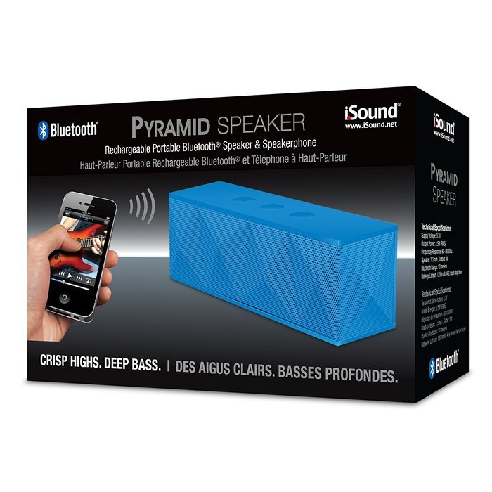 iSound Pyramid Bluetooth Speaker with Microphone (pink) N13
