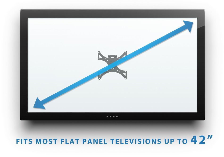 Mount-It! MI-601 Full-Motion Tilting, Swiveling, Articulating LCD TV Wall Mount Bracket with Extendable Swing... N4