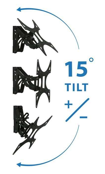 Mount-It! MI-601 Full-Motion Tilting, Swiveling, Articulating LCD TV Wall Mount Bracket with Extendable Swing... N6