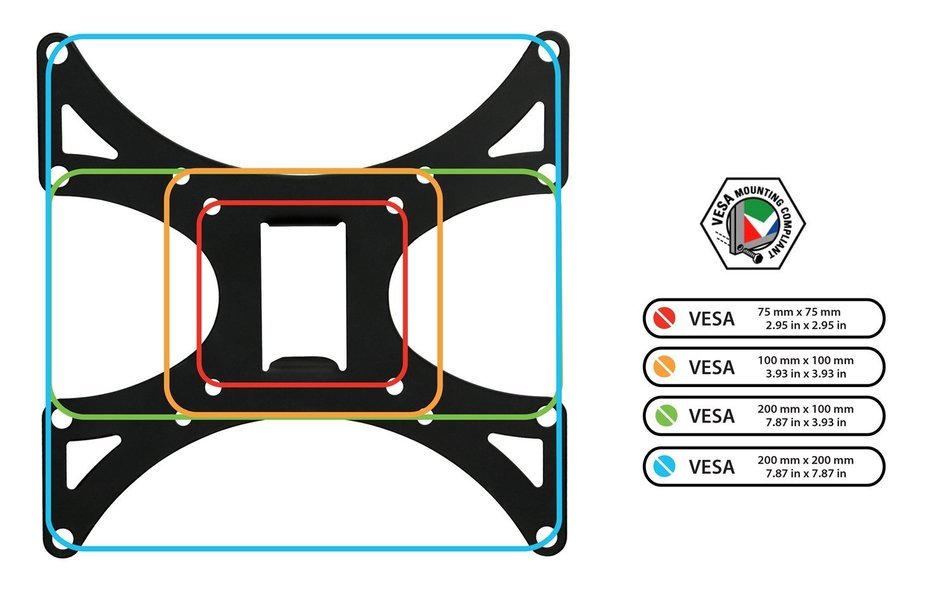 Mount-It! MI-601 Full-Motion Tilting, Swiveling, Articulating LCD TV Wall Mount Bracket with Extendable Swing... N8