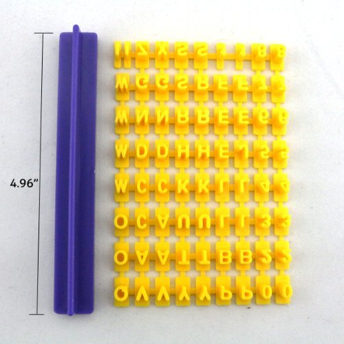 Alphabet Letter Number Cookie Press Stamp Embosser Cutter Fondant Mould Cake N3