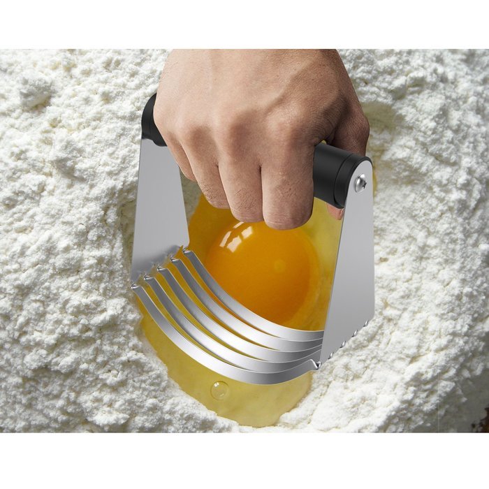 Nuovoware Dough Blender, Premium Stainless Steel Dough and Pastry Blender & Cutter, with 5 Blades and comfort... N7