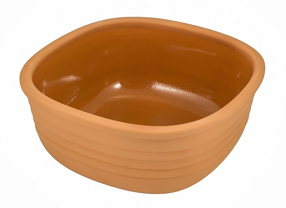 R&ouml;mertopf 15505 Multi-Fucntional Square Clay Baker 2-4 People MADE IN GERMANY N3
