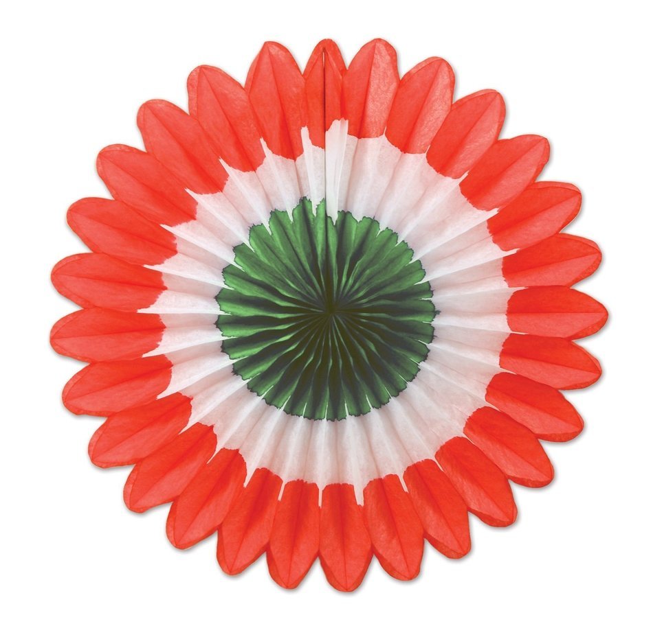 Beistle 54137-B 6-Inch 6-Pack Tissue Fans, Mini N8