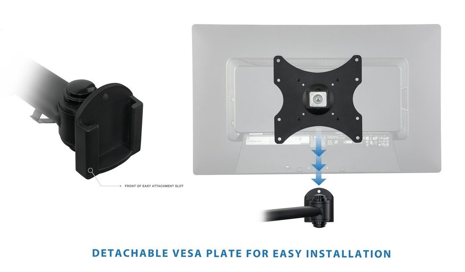 Mount-It! LCD TV Wall Mount Bracket with Full Motion Swing Out Tilt and Swivel Articulating Arm for 13-42" Flat... N5