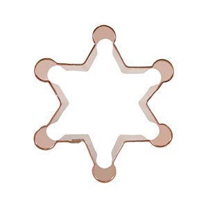 CopperGifts: Sheriff Badge Cookie Cutter