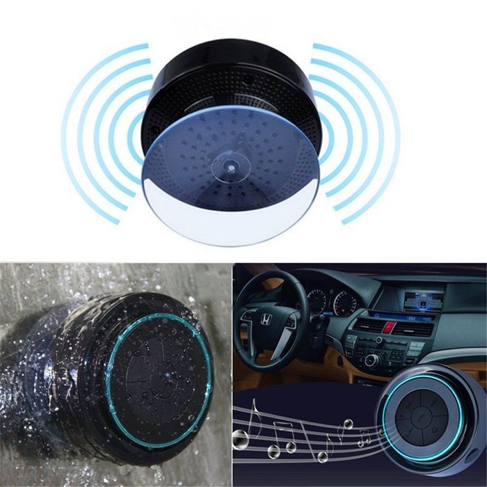 [Bluetooth Shower Speaker ] JDA's Store Waterproof Shockproof Wireless Bluetooth Stereo Speaker Built-in Mic for... N2