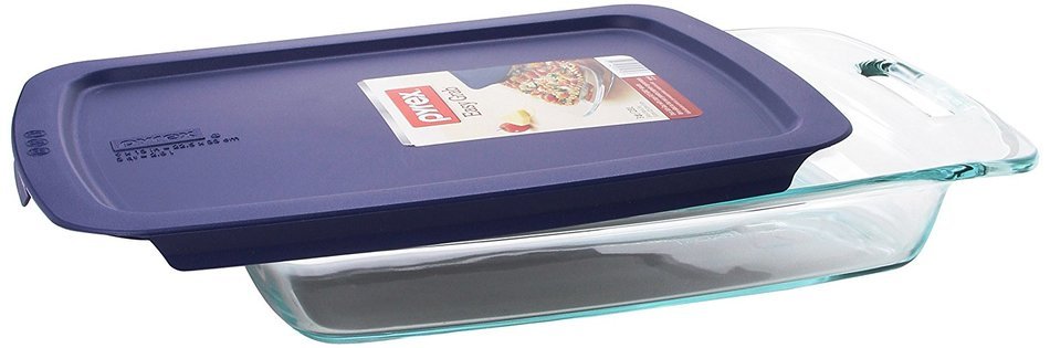 Pyrex Easy Grab 3-Quart Oblong Baking Dish N2