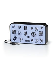 Victoria's Secret Pink Mini Speaker Box / Lavender Ice Monogram