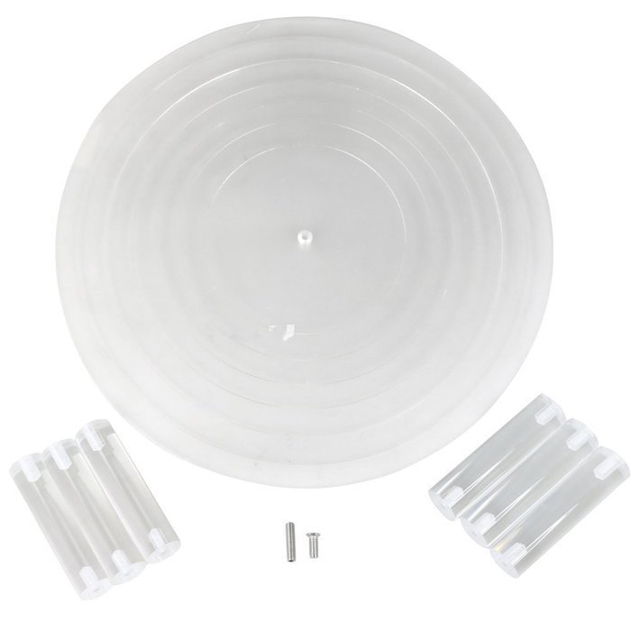 World Pride Round Cupcake / Dessert Tower Clear Acrylic Cake Stand (7-Tier) N6