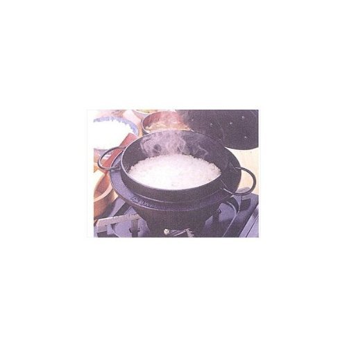 Japanese Iwachu Gohan Nabe Cast Iron Rice Cooker 5Go #410719 N3