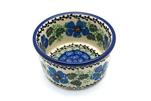 Polish Pottery Ramekin - Morning Glory