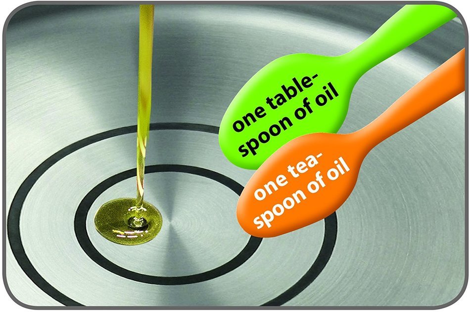 ELO Premium Silicano Plus Stainless Steel Kitchen Induction Cookware Pots and Pans Set with Oil Measuring System... N5