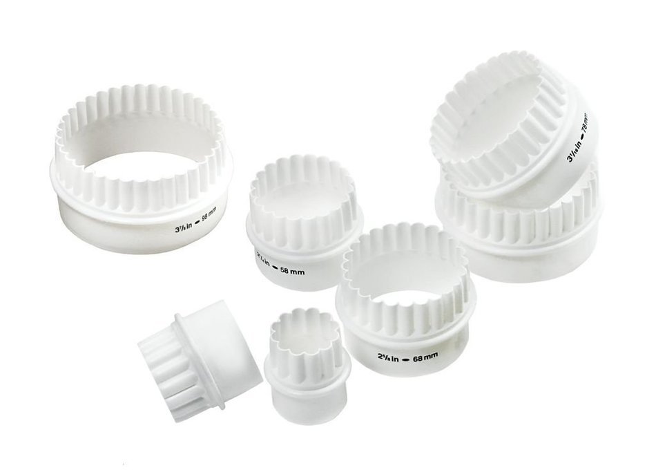 Norpro 3473 Deluxe 7-Piece Cutter Set, White