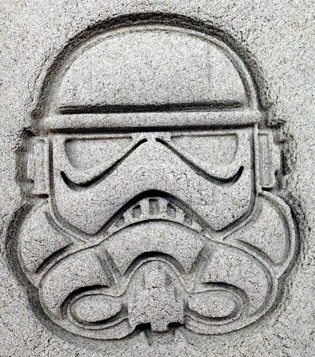 New Design Star Wars Storm Trooper Cookie Cutter - 3D Printed Plastic(Small) N3