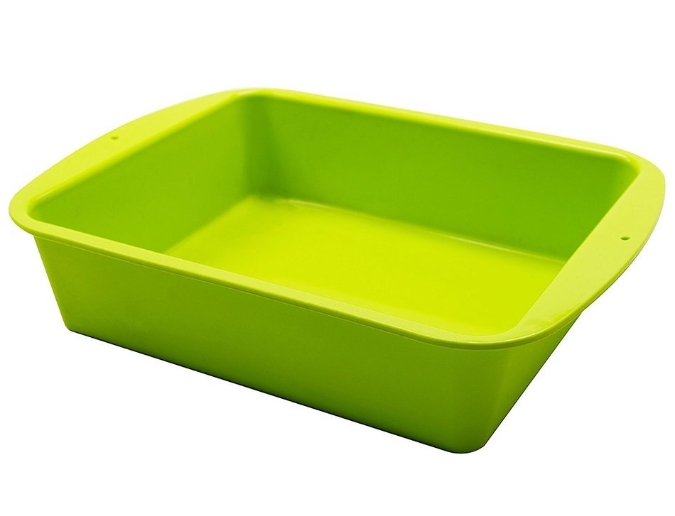 Marathon Housewares KW200015AU Premium Silicone Deep Dish Casserole Pan, Aubergine N8