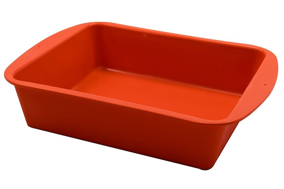 Marathon Housewares KW200015AU Premium Silicone Deep Dish Casserole Pan, Aubergine N10