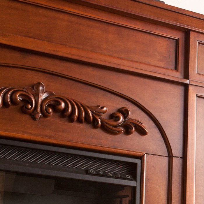 Chantilly Bookcase Electric Fireplace - Autumn Oak N2