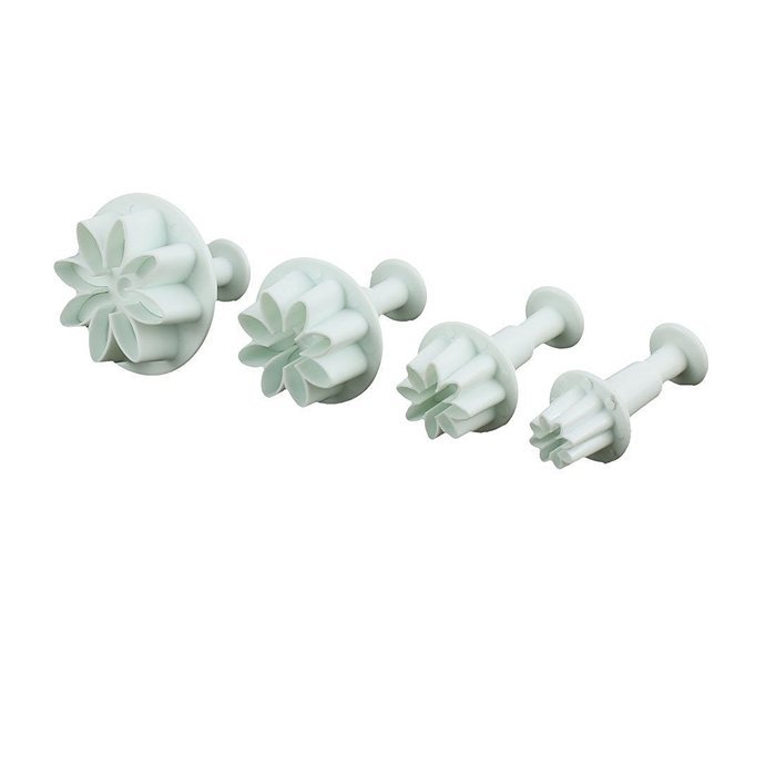 Fashionclubs 3pcs Bow Knot Biscuit Cookie Fondant Plunger Cutter Mold (D) N3