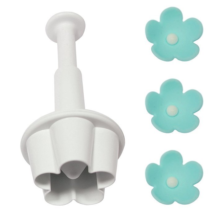 Fashionclubs 3pcs Bow Knot Biscuit Cookie Fondant Plunger Cutter Mold (D) N8