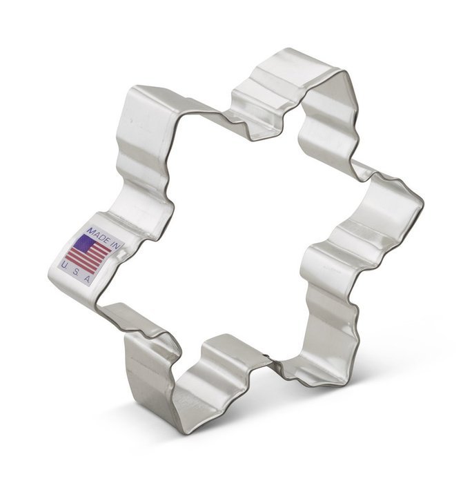 Ann Clark Snowflake Cookie Cutter - 4.25 Inches - Tin Plated Steel