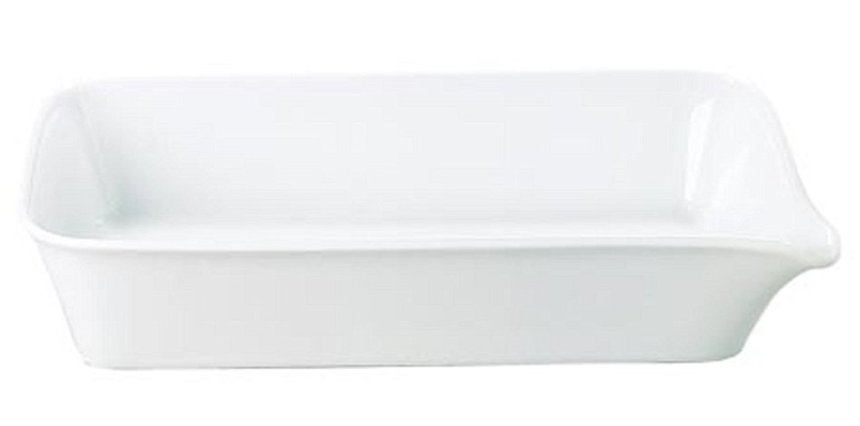 KAHLA Five Senses Large Baking Dish 14-1/2 by 10-1/4 Inches, White Color, 1 Piece