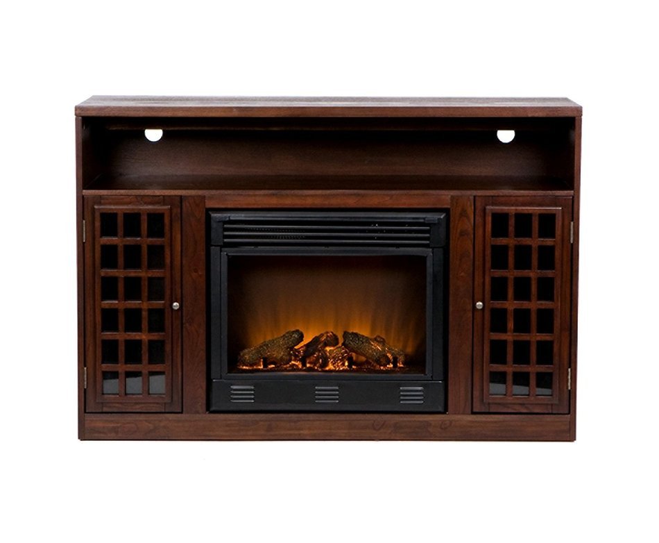 Akita Espresso Media Electric Fireplace N2