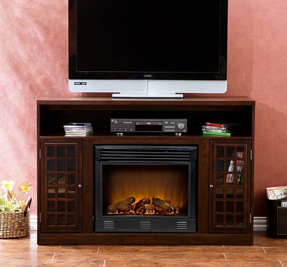 Akita Espresso Media Electric Fireplace N3