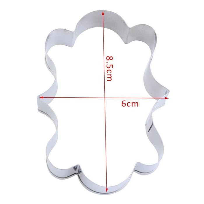 New Brand 1pc Plaque Frame Cookies Biscuit Mold Fondant Cake Chocolate Decorating Cutter Mould Kitchen Gadgets N2