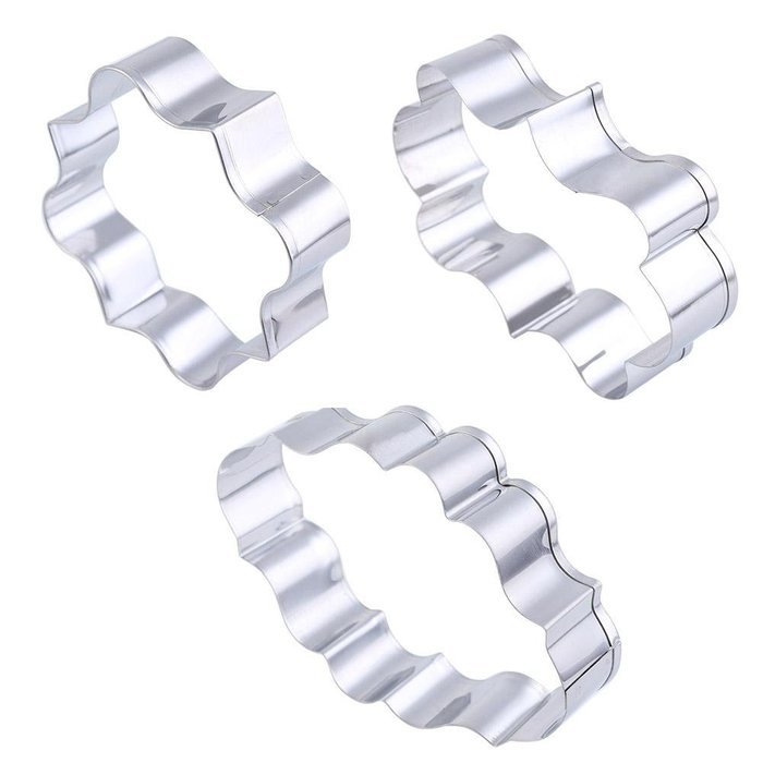 New Brand 1pc Plaque Frame Cookies Biscuit Mold Fondant Cake Chocolate Decorating Cutter Mould Kitchen Gadgets N7