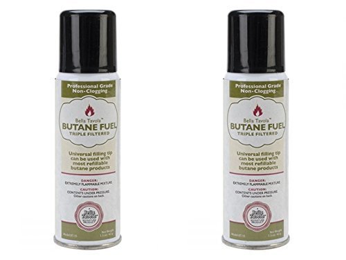 Bella Tavola Butane Fuel Canister 1.5oz, Set of 2