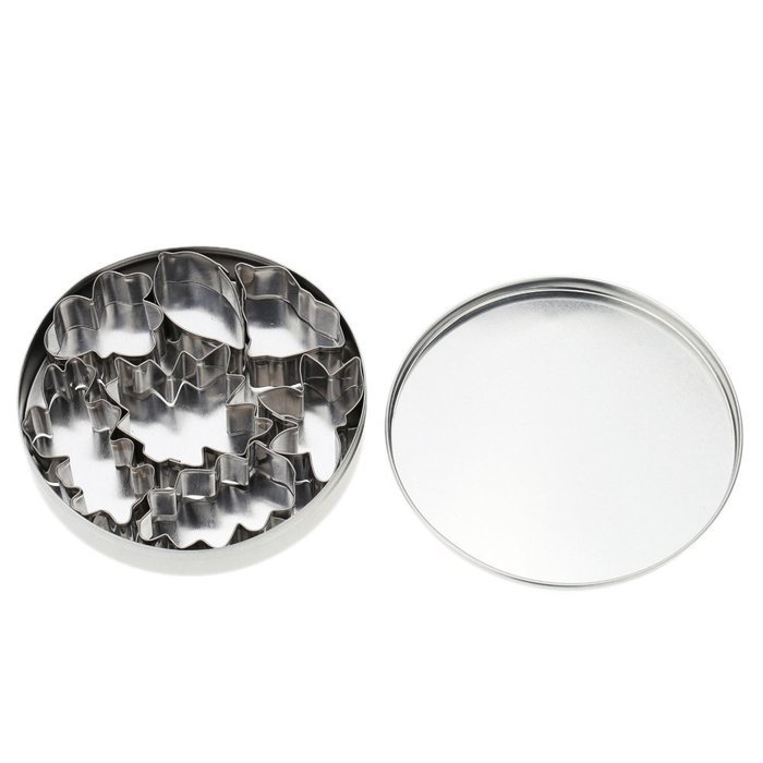 OKUBOX BT06 7pcs/set Stainless Steel Cake Fondant Cookie Biscuit Candy Mould Mold Cutters Leaves Shapes DIY Decorating... N2